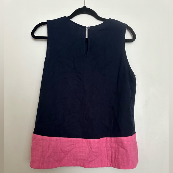 Petal + Pup Dark Blue and Pink Sleeveless Top - Picture 2 of 3